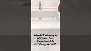Customize Quartz Seamless Vanity top with Integrated Basin from @quantraquartz9889 . #quantra