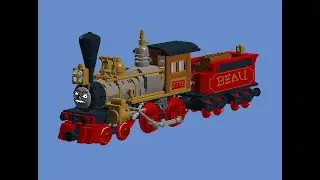 How To Build A Lego Beau The American Mining Engine (4-4-0) (Big World! Big Adventures!) 1/2🇺🇲