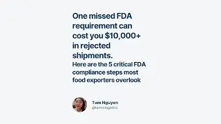 5 Critical US FDA Requirements That Most Food Exporters Overlook
