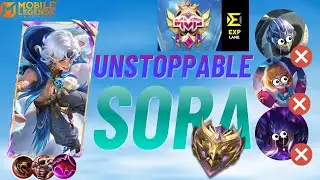 Sora is unstoppable in Exp Lane. Best initiator fighter in MLBB
