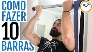 👍TUTORIAL DE BARRA FIXA SIMPLES (ou Como Fazer 10 Barras) | Saúde na Rotina 😎