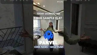 Today Saubhagyam Panvel | 📞 7738888141 | 1 BHK Sample Flat Video |  Gold Rush | Global Developers