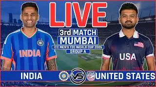 ICC Men's T20 World Cup 2026 Live: India vs United States Live | IND vs USA Live Scores & Commentary