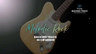 🎸C# Minor Rock Backing Track - 125 BPM | Melodic Pop Rock Jam Track
