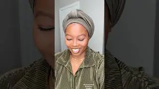 How to tie a simple turban style. #turbantutorial #headwrapstyles