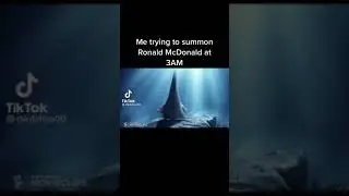 Me trying to summon Ronald McDonald at 3AM