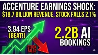 Accenture Q1 Earnings SHOCK: $3.94 EPS Beat & $18.7B Revenue, But ACN Stock Fell 2.1%