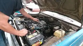 1974 Plymouth Duster - Replacing a Slant Six Dan fuel line mod #6