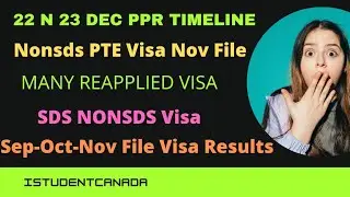 22 December PPR Timeline | NONSDS Visa with PTE | Canada Visa Timeline | November file Visa