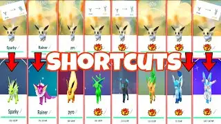 Unlock All Eeveelutions FAST with These Secret Names! 🔓🐾 #pokemon #pokemongo