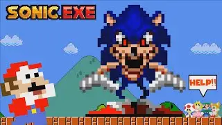Can Mario Rescue friends from Sonic.Exe Escape? (Mario vs Sonic Exe ANIMATION)