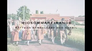 Med husbilen på midsommarfirande i Dalarna