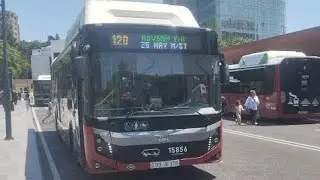 Bakı:(120 saylı avtobus):Səfər:(28 May m/st-Hövsan Yaşayış Kompleksi)