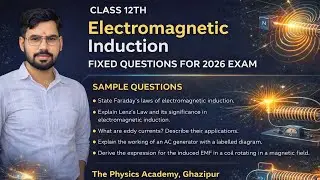 Class 12th physics induction based questions fixed है board 2026 में 