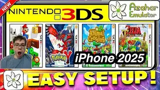 NEW!! Azahar Emulator 3DS iPhone and Android  Release Stable Version Support 2GB & 4GB RAM!!