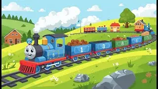 Learn Numbers with a Little Train | Kids Story