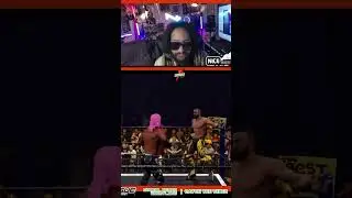 Pinkstar vs debuting Alex Andrews #wwe2k24 #reaction #gaming #twitch #viral #rpg #wwe #gaming #game