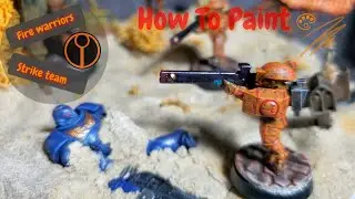 Saif paints: Fire Warriors Strike Team