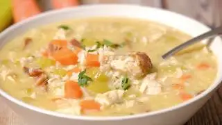 Crack Chicken and Rice Soup