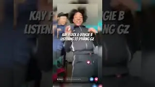 Kay Flock & Dougie B Listening To Dthang gz #fyp #shorts #bronxdrill #kayflock