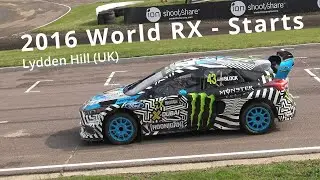 2016 World RX Antilag Starts - Lydden Hill UK