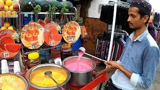 Charminar's Famous Mohabbat ka Sharbat @ Hyderabad | Any Juice 20/- | Amazing Food Zone
