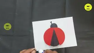 Ladybug Craft With Paper || Paper Insect Craft Ideas || Paper crafts | Diy Projects | School Project