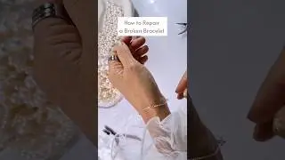 😭 Yanked my sterling silver bracelet and got broken Let's fix it Save money How to repair jewelry