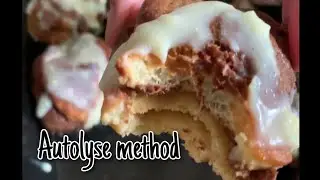 Easy Bread Baking/ Coffee Buns / Autolyse Method ( No mixer and No powerful kneading needed)