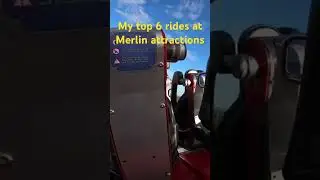 My top 6 rides at Merlin attractions #themepark  #chessingtonworldofadventures #rollercoaster