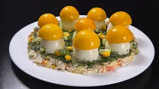 Они такие вкусные – мои гости в шоке! Фаршированные яйца в качестве закуски на Новый год!