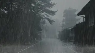 Instantly Fall Asleep With Heavy Rain & Relaxing Thunder at Night | Rain Sounds For Sleeping 99%