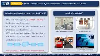 Relay-Assisted Optical Wireless Communications in Turbid Water