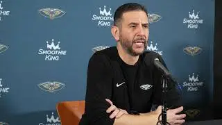 JAMES HILL SPORTS NBA NEW ORLEANS PELICANS INTERIM COACH JAMES BORREGO ON PLAYING IN ORLANDO 1-11-26