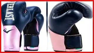 Everlast Elite Pro Style Training Gloves, PinkBlue, 12 oz