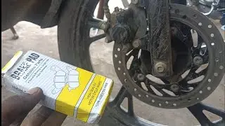 🏍️🛠️ new disc pad change Honda SP 125 cc