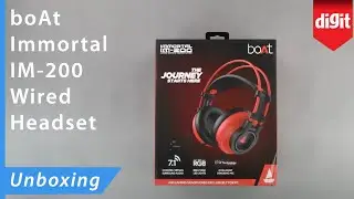 boAt Immortal IM-200 Wired Headset Unboxing