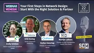 SCM Webinar Wednesday | Your First Steps in Network Design - AIMMS (October 22, 2025)