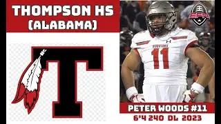 Peter Woods (Thompson HS) was a beast in their game against Hoover. Alabama High School Football