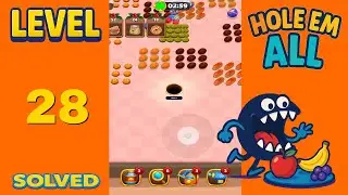 Hole Em All &ndash; Level 28 | Fast & Clean Solution