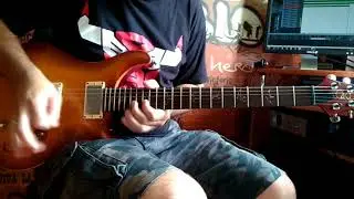 #SPRBZ/THE SUPERBULLZ - Bulba on the floor (Guitar instrumental cover)