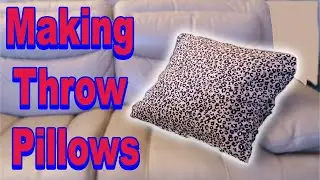 How to make your own Throw Pillows