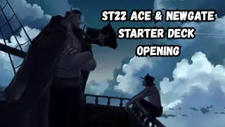 🔥 Opening the NEW ST-22 Ace & Newgate Deck! Pulling the Chase Leader! | One Piece Card Game