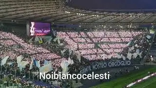 #Lazio - #ViktoriaPlzen, la coreografia della #CurvaNord