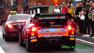 Secto Rally Finland Ceremonial Start & Rally 1/2 cars in Jyväskylä