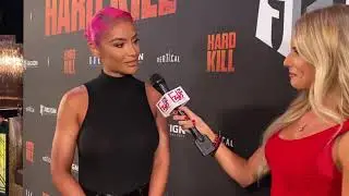 Natalie Eva Marie at her premiere of &ldquo;Hard Kill&rdquo;