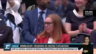 Tradicional torneio de tênis de Wimbledon homenageou os que combatem a pandemia da Covid-19