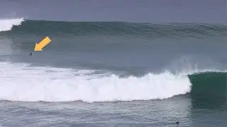 Rolling into Solid 8-12ft Surf