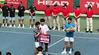 대구국제남자테니스대회 결승 권순우 박의성 vs KUSUHARA, Yusuke (2]NAKAGAWA, Shunsuke