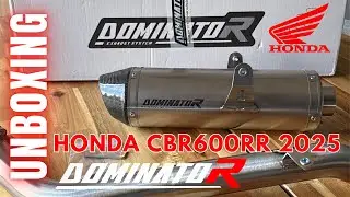 Honda CBR600RR 2025 DOMINATOR exhaust 🔥🔥🔥